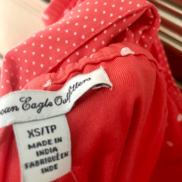 American Eagle polka dot bow mini dress - Picture 4 of 5